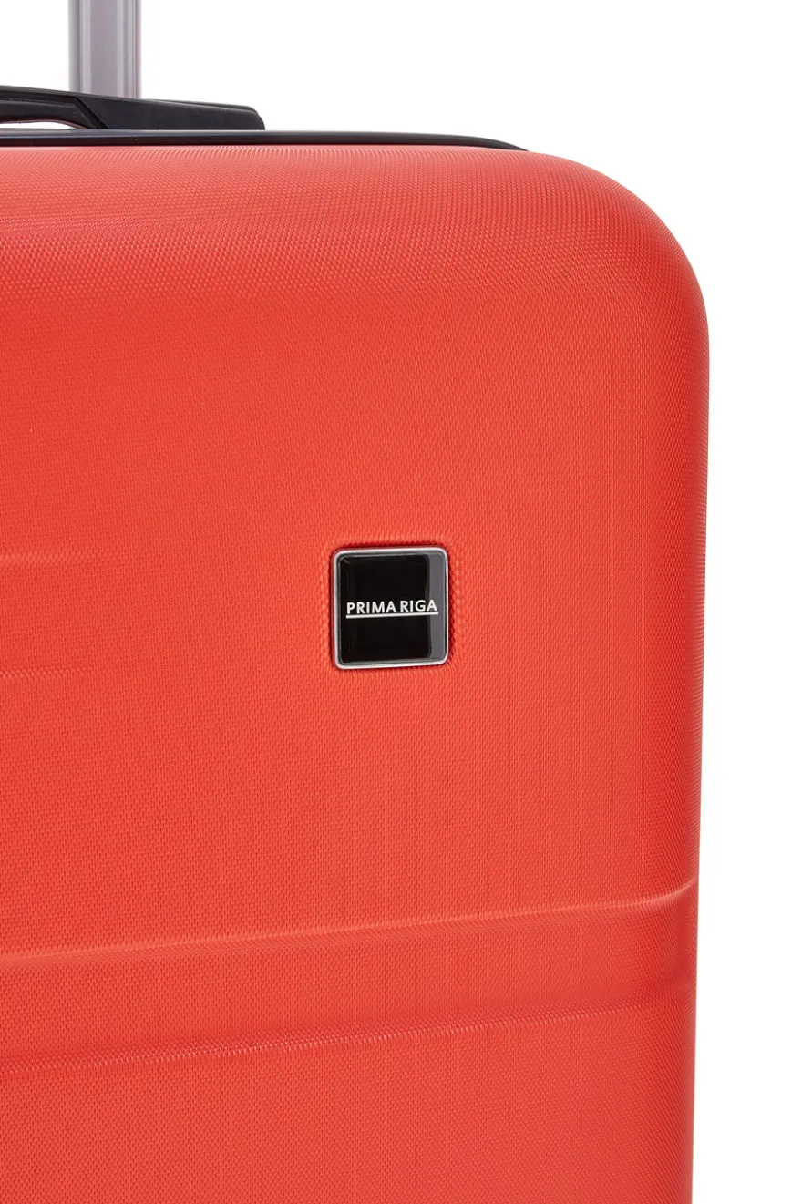 Trolley rosso rigido 4 ruote Prima Riga PR143/G