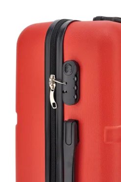 Trolley rosso rigido 4 ruote Prima Riga PR143/G