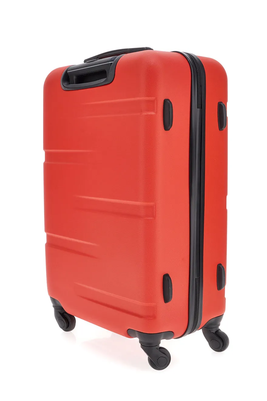 Trolley rosso rigido 4 ruote Prima Riga PR143/G