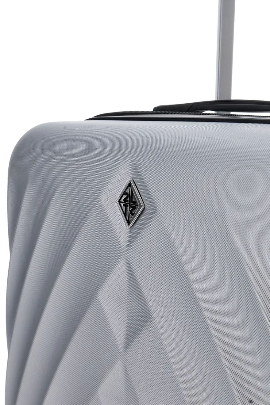 Trolley silver rigido grande 4 ruote 2T2L 155/G