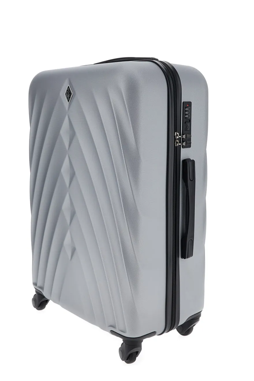 Trolley silver rigido grande 4 ruote 2T2L 155/G