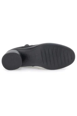 Tronchetti neri vegan con tacco e memory plantare Eco Bio J5352210