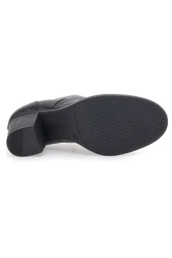 Tronchetto nero in vera pelle Made in Italy PITTARELLO ELITE 108