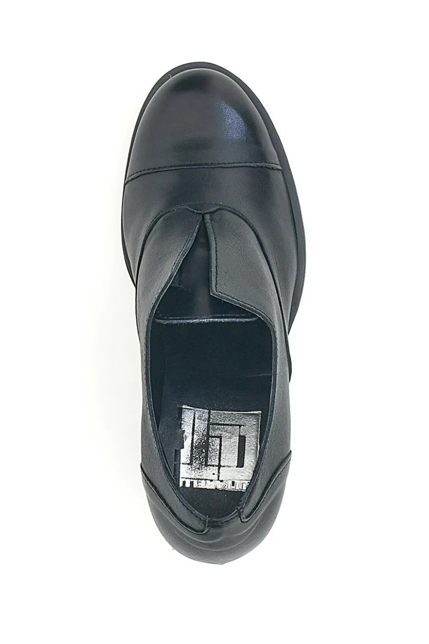 Tronchetto nero in vera pelle Made in Italy PITTARELLO ELITE 108
