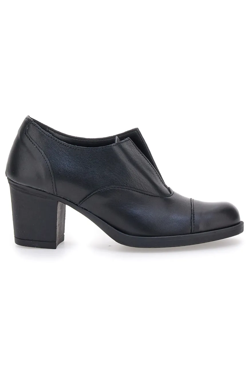 Tronchetto nero in vera pelle Made in Italy PITTARELLO ELITE 108