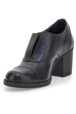 Tronchetto nero in vera pelle Made in Italy PITTARELLO ELITE 108