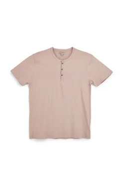 T-shirt beige con bottoni girocollo Pittarello Tierra NBY369