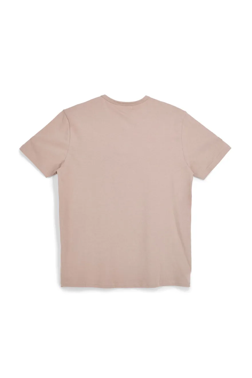 T-shirt beige con bottoni girocollo Pittarello Tierra NBY369