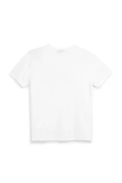 T-shirt bianca con bottoni Sevenoaks NBY1343