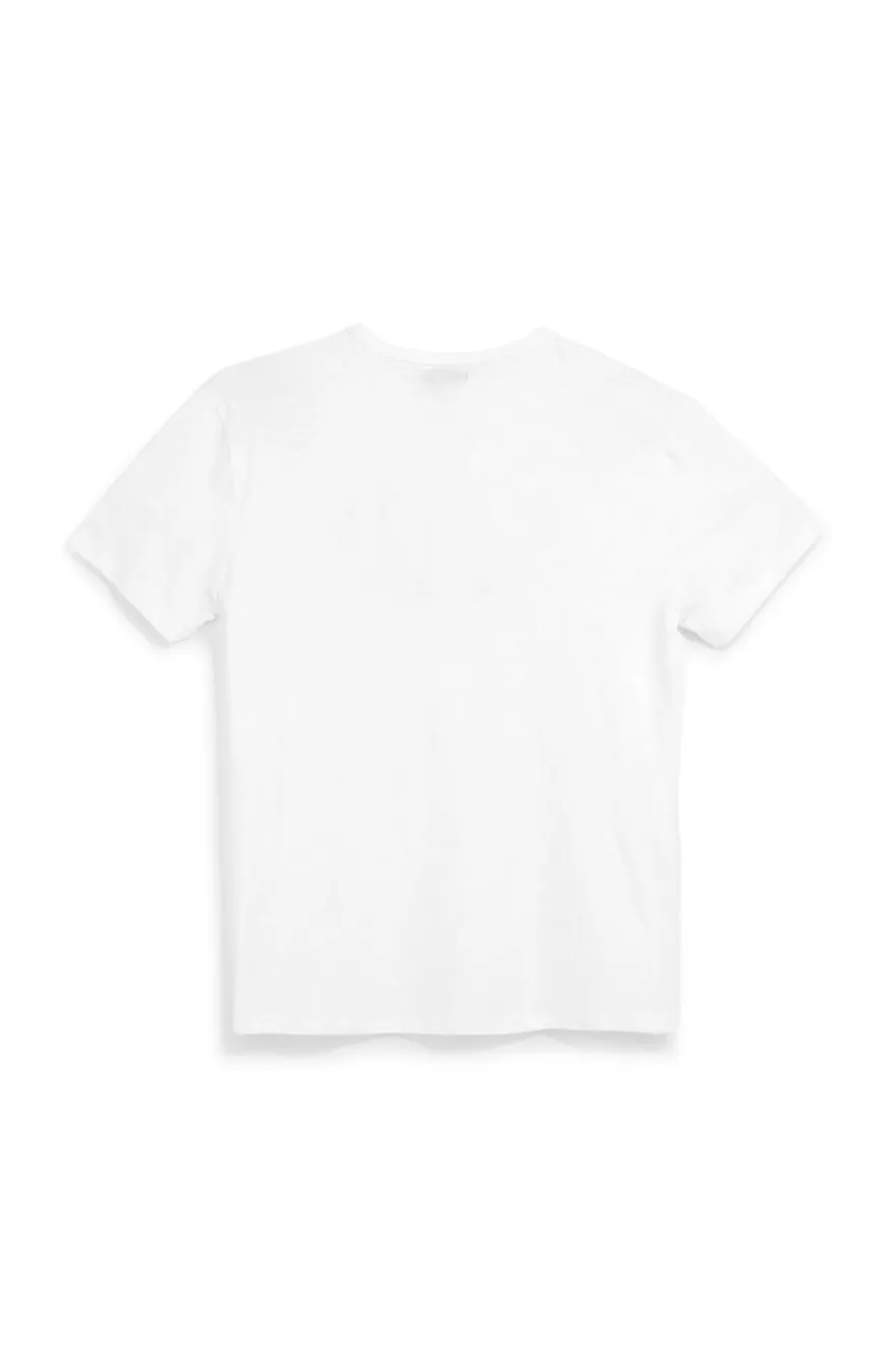 T-shirt bianca con bottoni Sevenoaks NBY1343