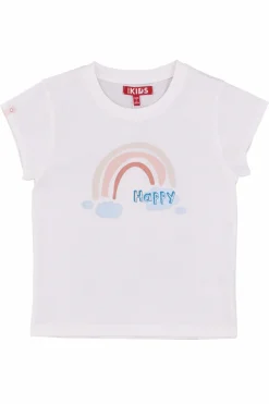 T-Shirt Bianca Con Stampa Pitt Kids PT-G-T-05080