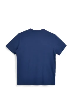 T-shirt blu girocollo manica corta Pittarello Tierra NBY703