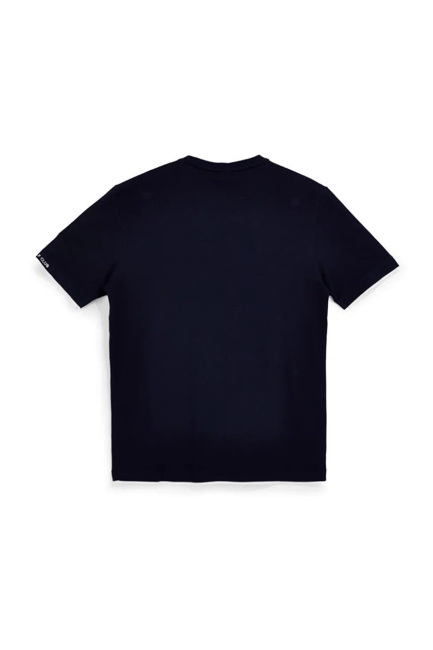 T-shirt Blu navy con logo Us golf TS1053