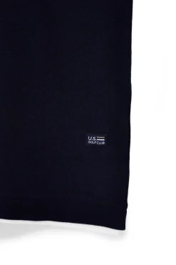 T-shirt Blu navy con logo Us golf TS1053
