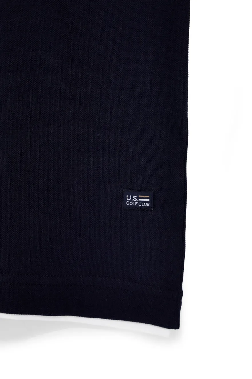 T-shirt Blu navy con logo Us golf TS1053