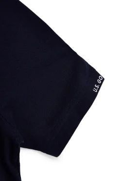 T-shirt Blu navy con logo Us golf TS1053