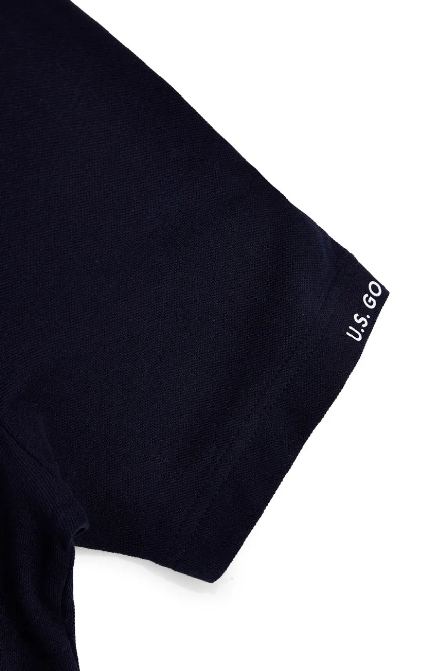 T-shirt Blu navy con logo Us golf TS1053