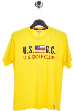 T-Shirt Gialla US Golf Club 1202