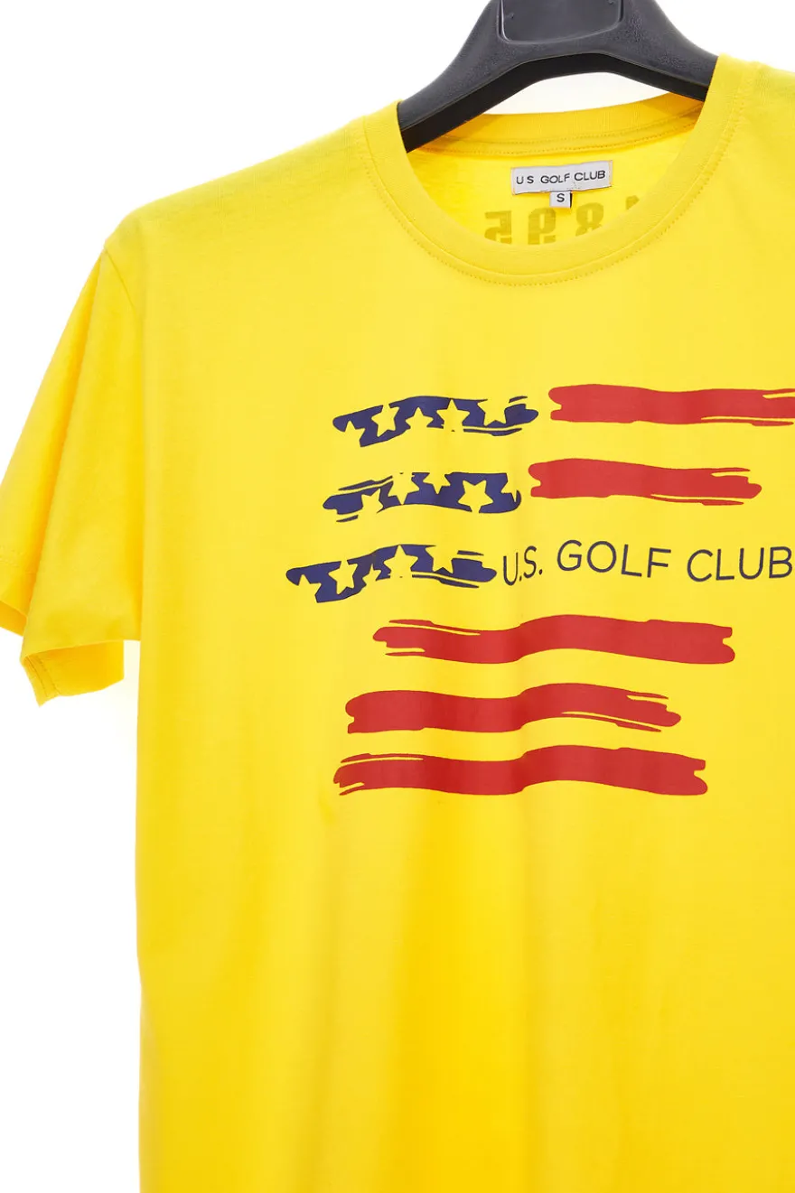 T-Shirt Gialla US Golf Club 1200