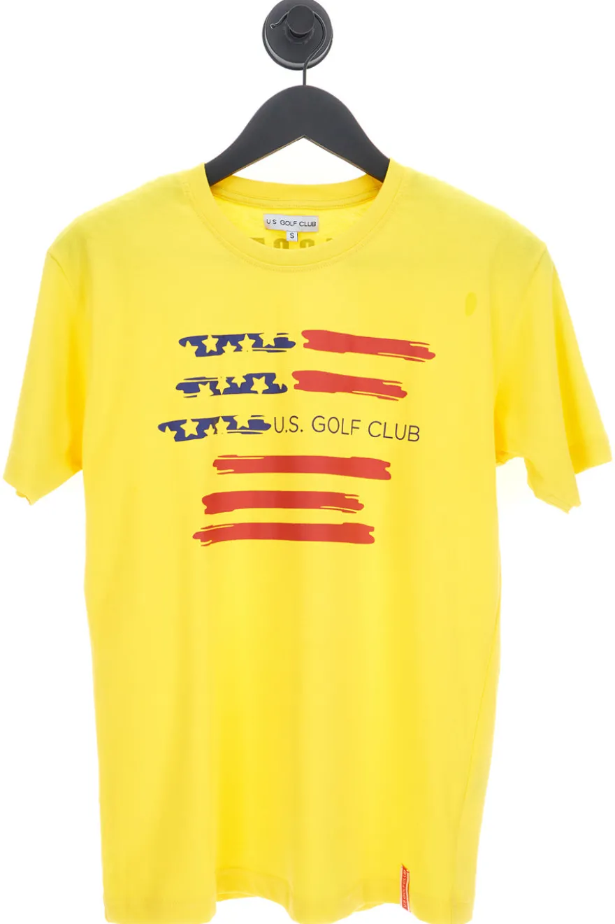 T-Shirt Gialla US Golf Club 1200