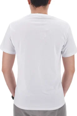 T-Shirt Girocollo Bianca con Stampa Racing Attitude ABARTH AH24SS081