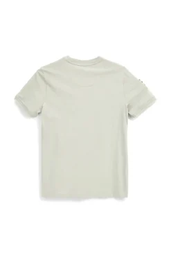 T-shirt Grigia con stampa frontale e patch sulla manica Us golf TS2607