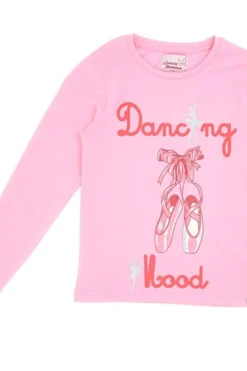 T-Shirt Manica Lunga Grazie Mamma 2003 Rosa