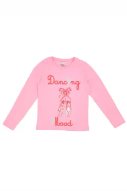T-Shirt Manica Lunga Grazie Mamma 2003 Rosa