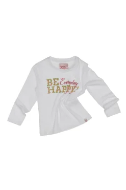 T-Shirt Maniche Lunghe Bianco Grazie Mamma 04057