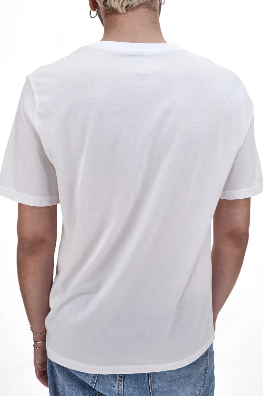 T-Shirt Mezza Manica Bianca Skechers Performance Tee
