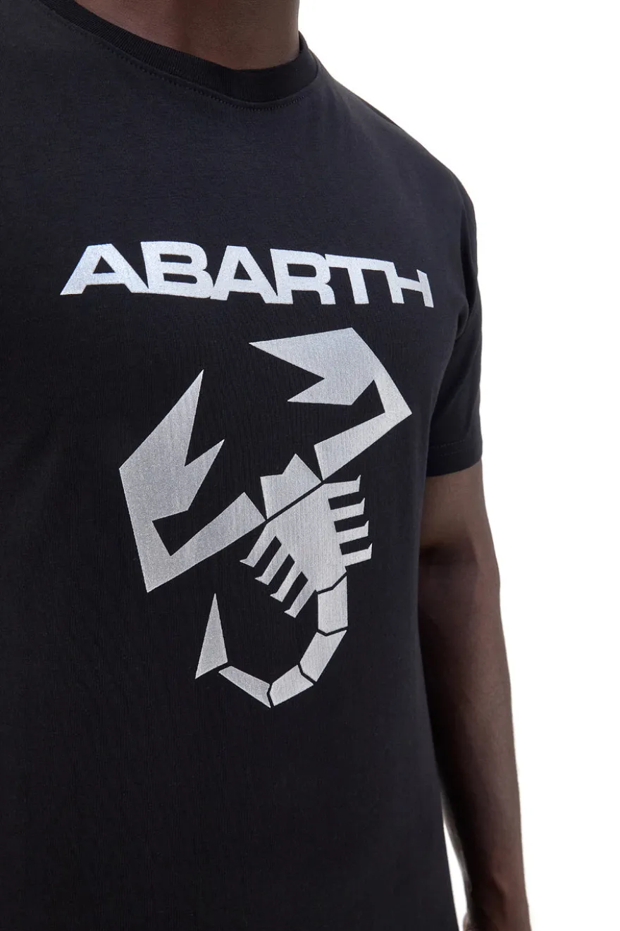 T-shirt nera con logo scorpione Abarth AH023TEA