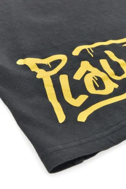 T-Shirt Nera Con Smile PITT KIDS PT-K-T-7017