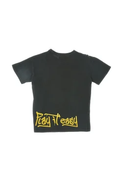 T-Shirt Nera Con Smile PITT KIDS PT-K-T-7017