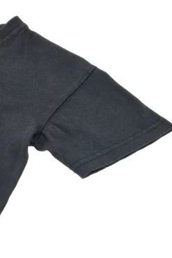 T-shirt Nera Con Stampa sul Petto Pitt Kids PT-K-T-7025