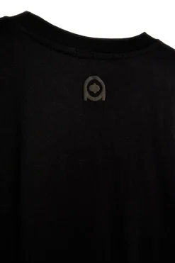 T-shirt nera girocollo a maniche corte Boardman ALPHA10