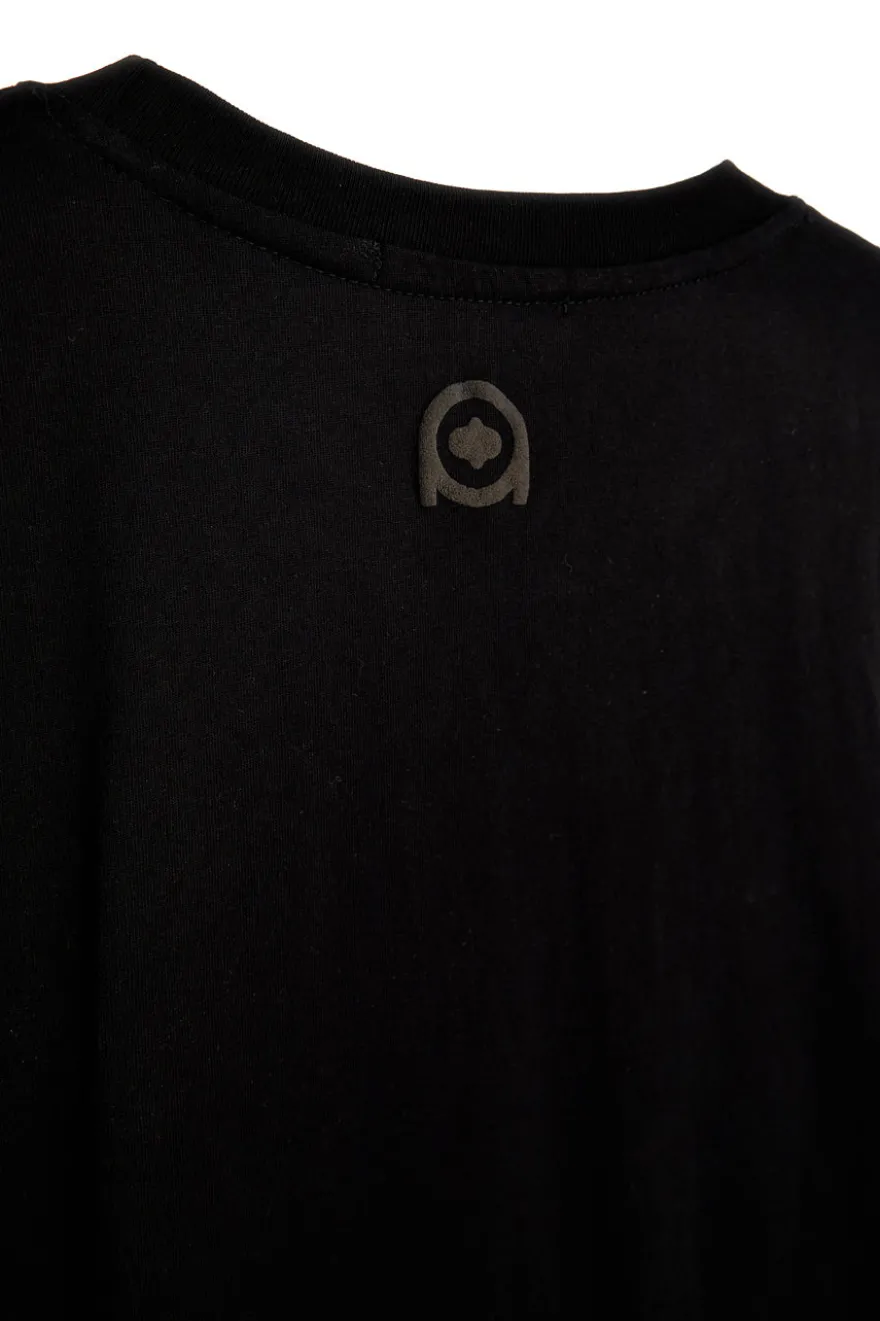 T-shirt nera girocollo a maniche corte Boardman ALPHA10