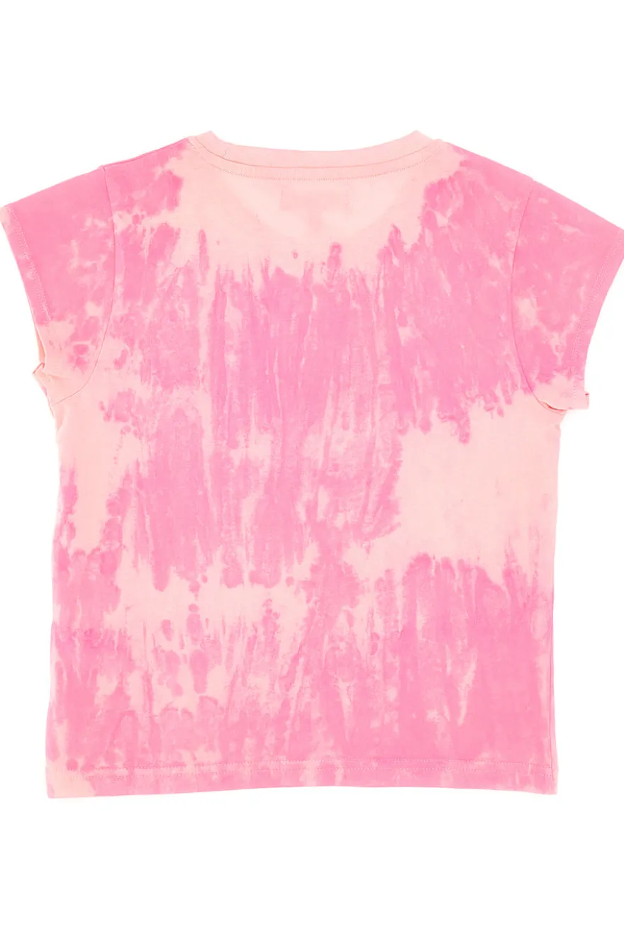 T-Shirt Rosa Effetto Tie-Dye Pitt Kids PT-G-T-05077