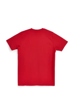 T-shirt rossa in cotone made in Italy Abarth 01