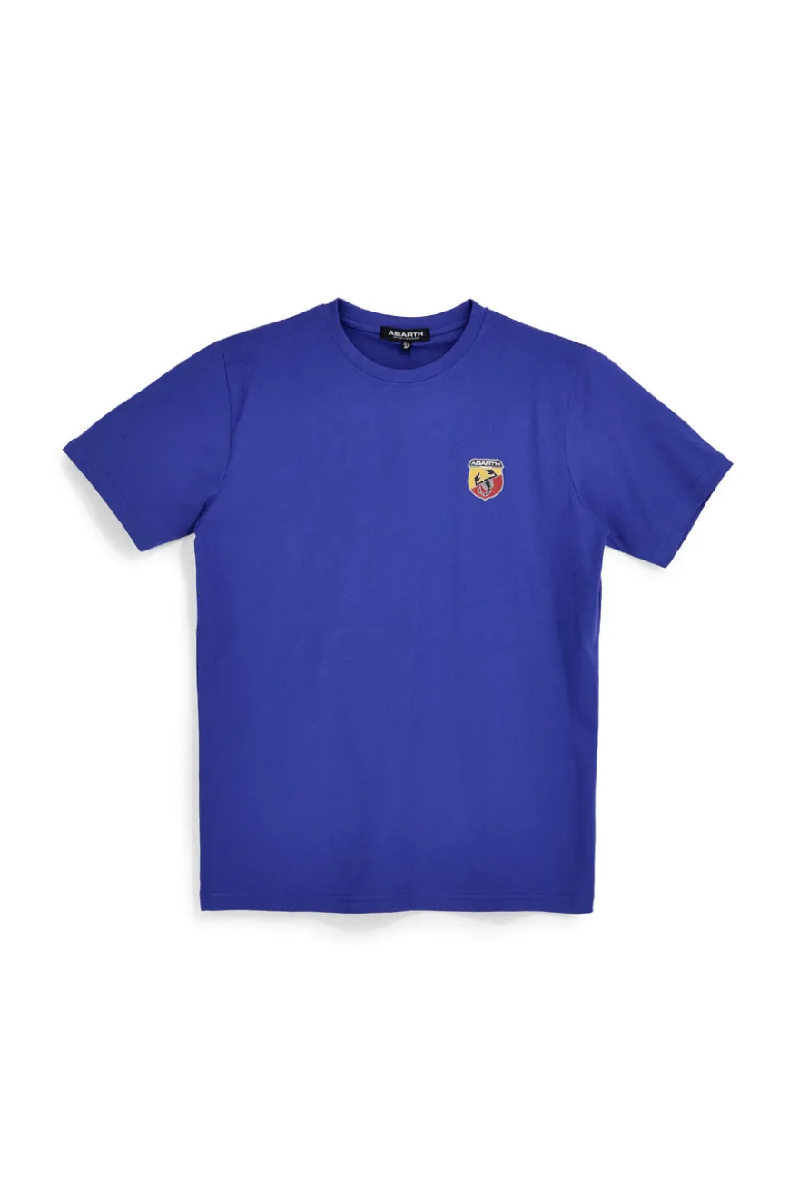 T-shirt royal con logo ricamato Abarth ABARTH01