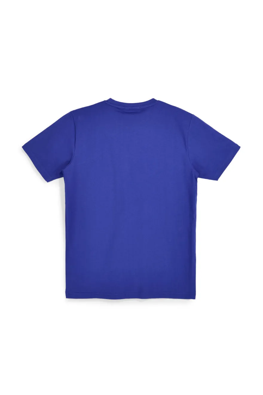 T-shirt royal con logo ricamato Abarth ABARTH01