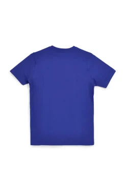 T-shirt royal con stampa logo Abarth AH017TE
