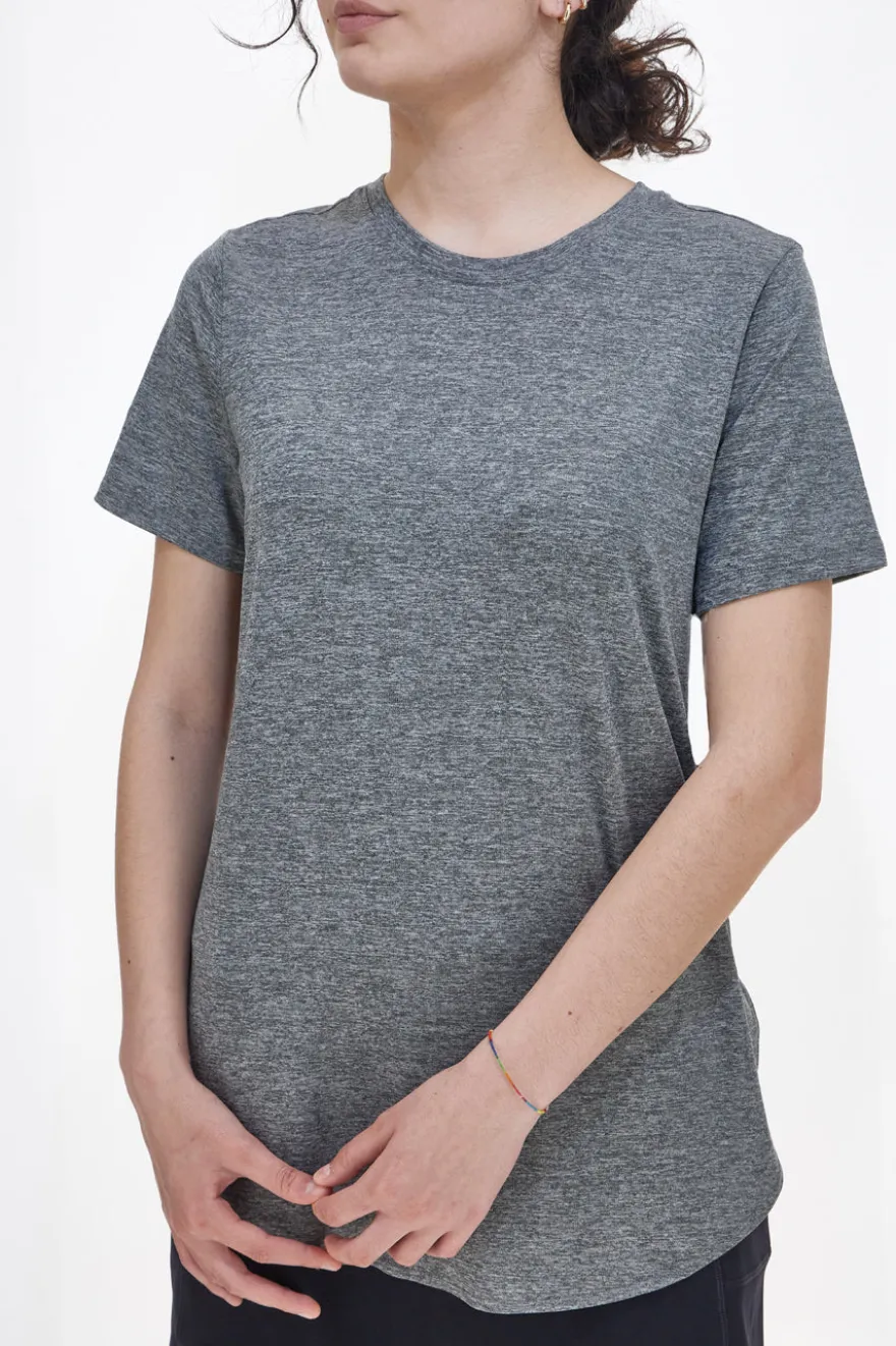 T-Shirt Skechers Godri Swift Tunic Tee Grigia