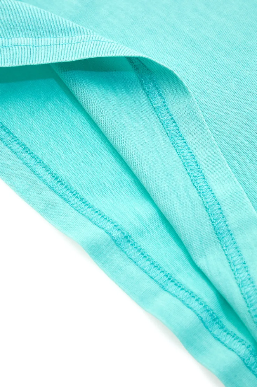 T-shirt Verde Acqua Con Stampa Pitt Kids PT-K-T-7008
