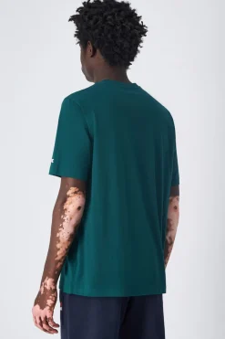 T-SHIRT VERDE GIROCOLLO CHAMPION CREWNECK