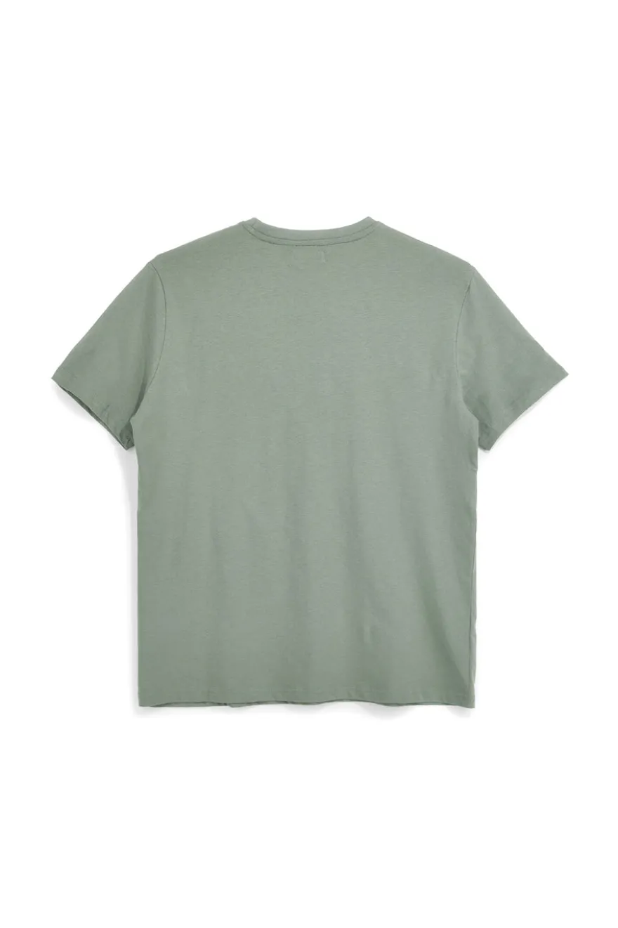T-shirt verde in cotone Pittarello tierra NBY703