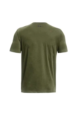 T-shirt verde leggera in misto cotone ad asciugatura rapida Under Armour M Sportstyle LC SS