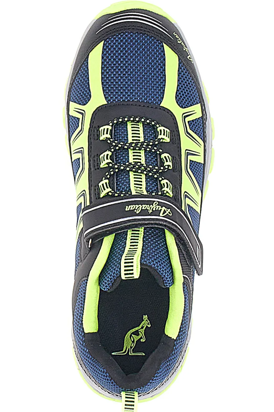 Turnschuhe Outdoor Blau und Limette Australian AU24G105
