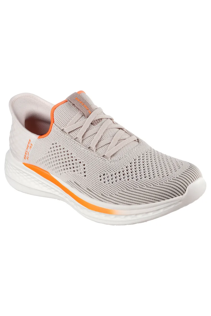 Turnschuhe slip ins sand in stricken Skechers Slade fünfte