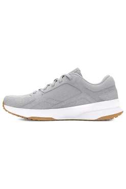 Under Armour – Edge Suede – Gepolsterte Wildleder-Sneaker in Grau