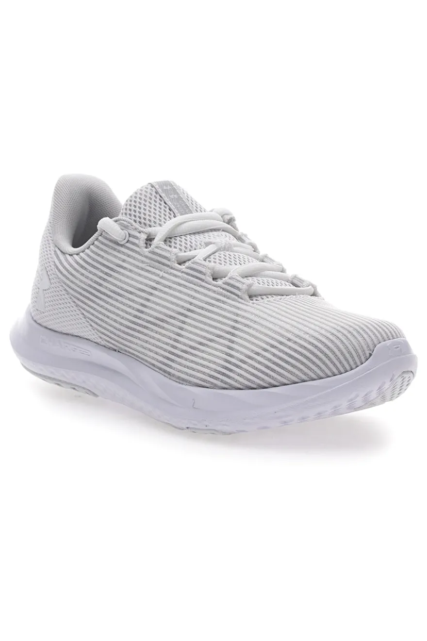 Under Armour Charged Speed Swift Weiße Laufschuhe
